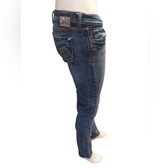 Mavi Denim EUC Low Rise Jean Skinny Size 28/34 - Picture 3 of 9